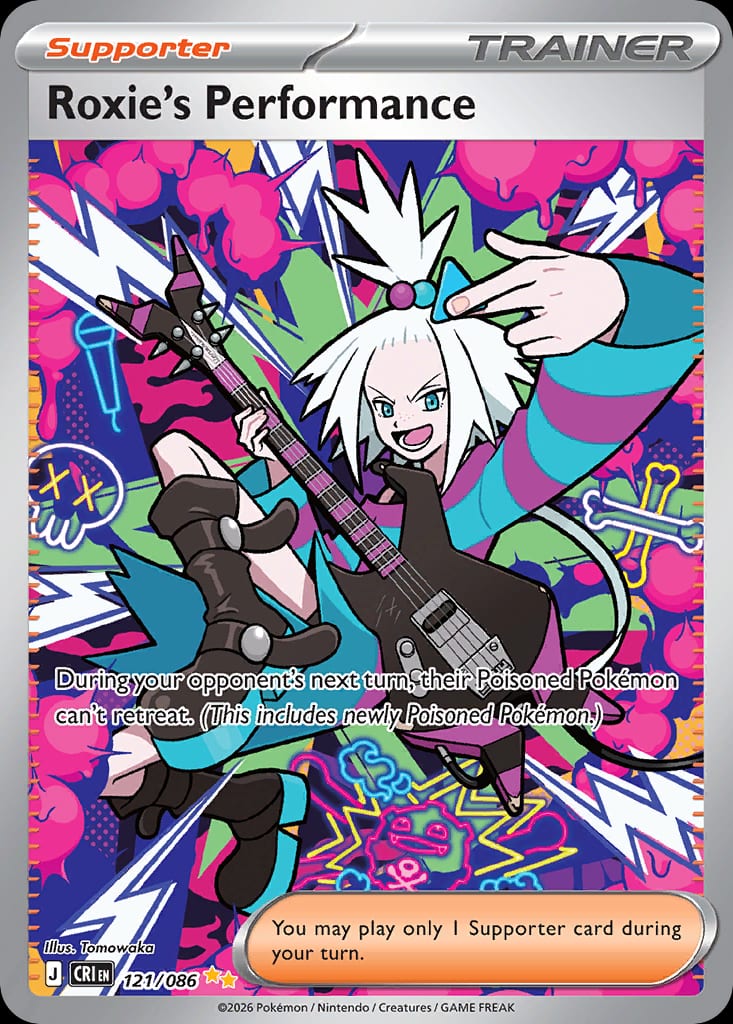 Carta Roxie's Performance (Mega Evolution—Chaos Rising)