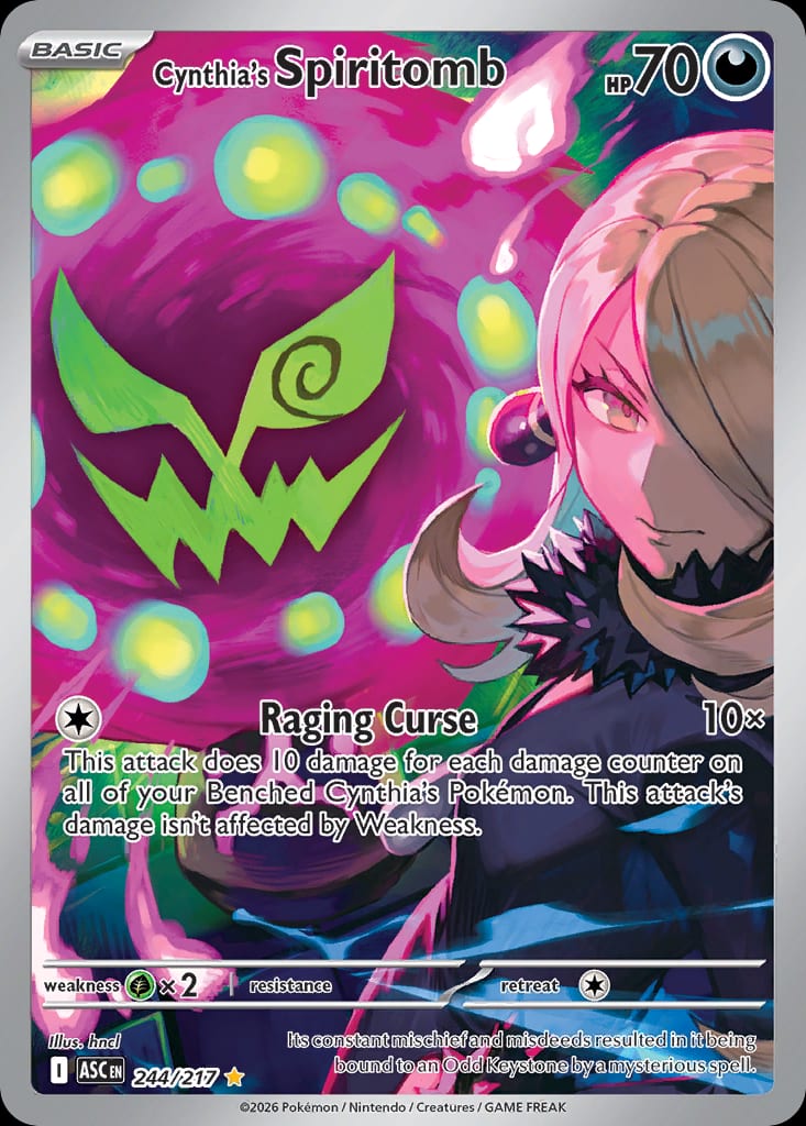 Carta Cynthia's Spiritomb (Mega Evolution—Ascended Heroes)