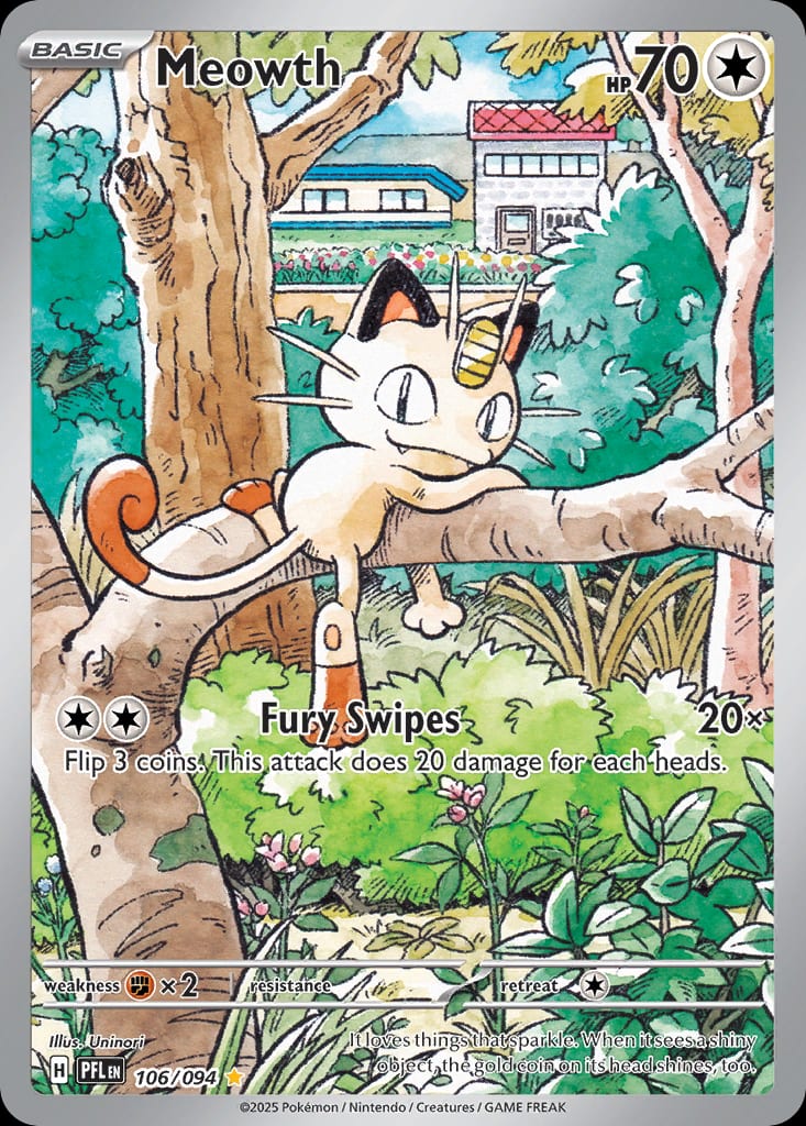 Carta Meowth (Mega Evolution—Phantasmal Flames)