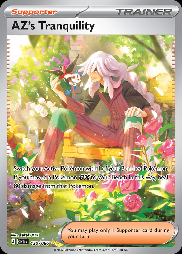Carta AZ's Tranquility (Mega Evolution—Chaos Rising)