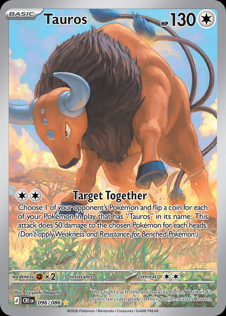 Carta Tauros (Mega Evolution—Chaos Rising)
