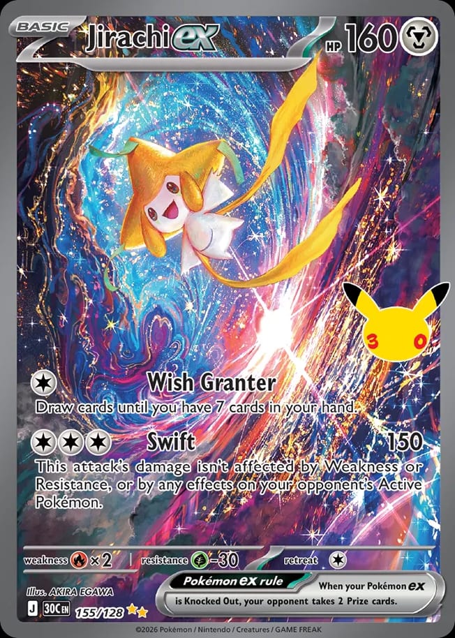 Carta Jirachi ex (30th Celebration)