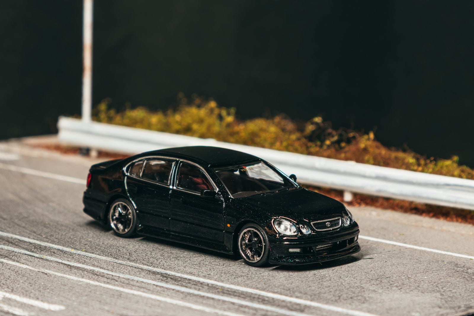 Tarmac Works lança VERTEX Toyota Aristo JZS161 Preto – Modelo exclusivo para membros do TOC