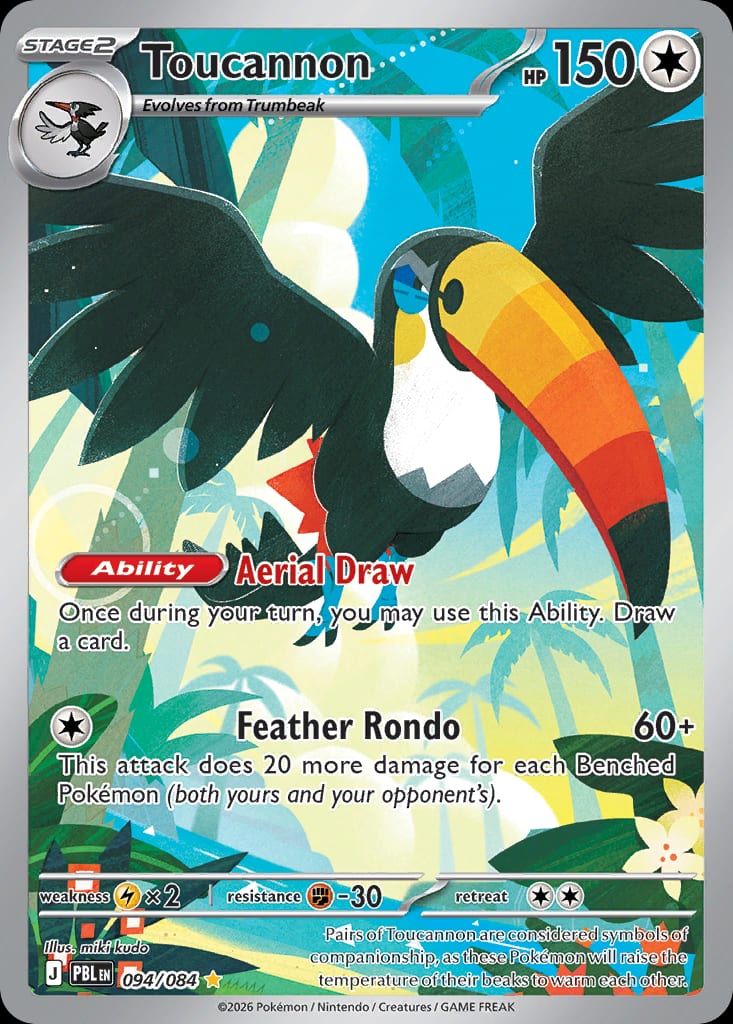 Carta Toucannon (Mega Evolution—Pitch Black)