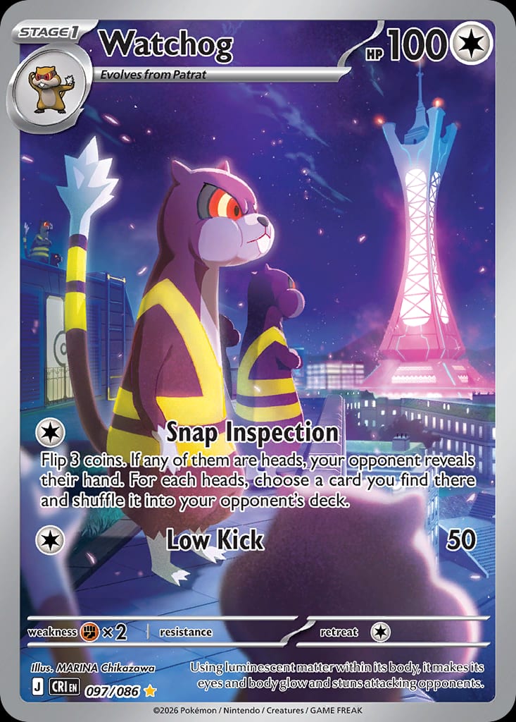 Carta Watchog (Mega Evolution—Chaos Rising)