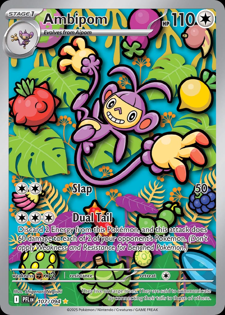 Carta Ambipom (Mega Evolution—Phantasmal Flames)